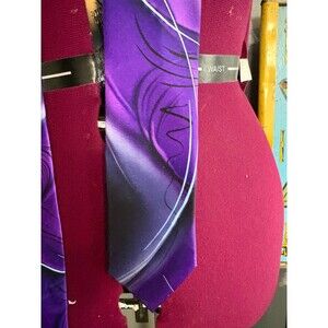 Jerry j Garcia Grateful Dead landscape limited edition purple silk neck tie tie